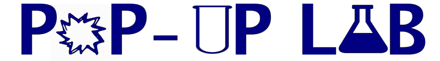 Pop-up Lab Logo - blue