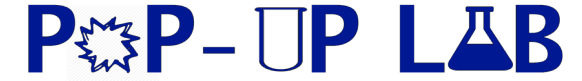 Pop-up Lab Logo - blue
