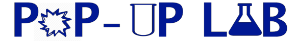 Pop-up Lab Logo - blue